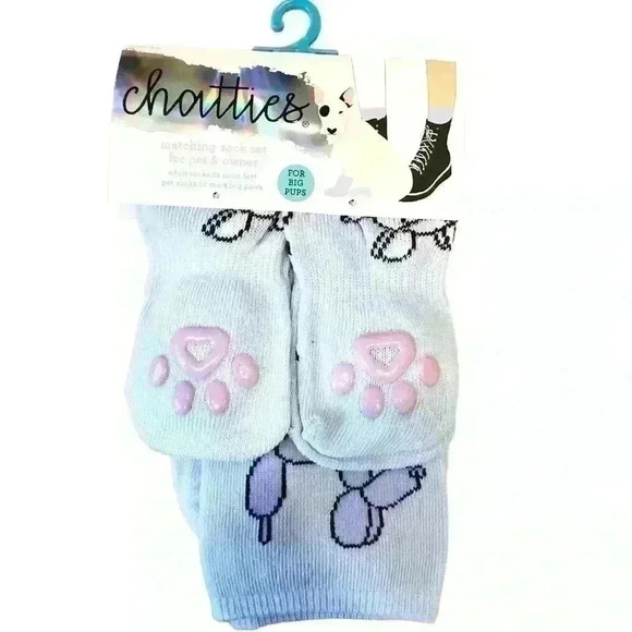 🌈 6/$60, NWT, Chatties Pet & Owner, Animal Balloon Theme Sock Set, One S… - Picture 1 of 5
